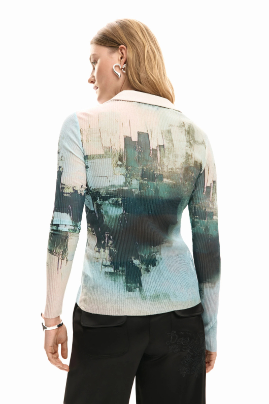 BLUZA TEXTURATA DIN TRICOT