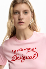 TRICOU ROZ CU PRINT