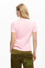 TRICOU ROZ CU PRINT