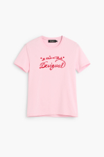 TRICOU ROZ CU PRINT