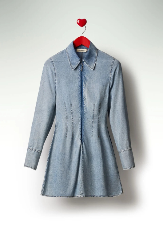 Rochie denim slim