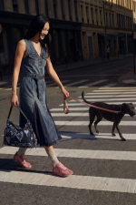 Rochie midi din denim