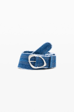 Curea din denim albastru