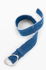 Curea din denim albastru