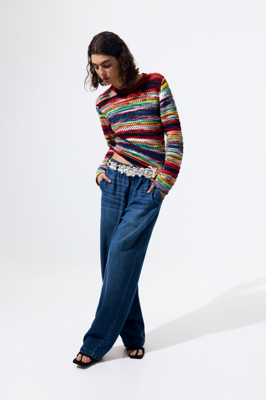 Pulover multicolor