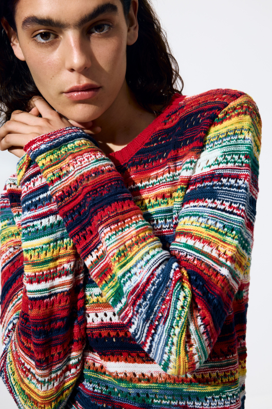 Pulover multicolor