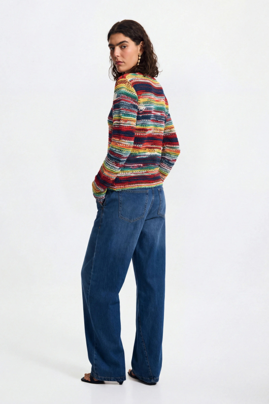Pulover multicolor