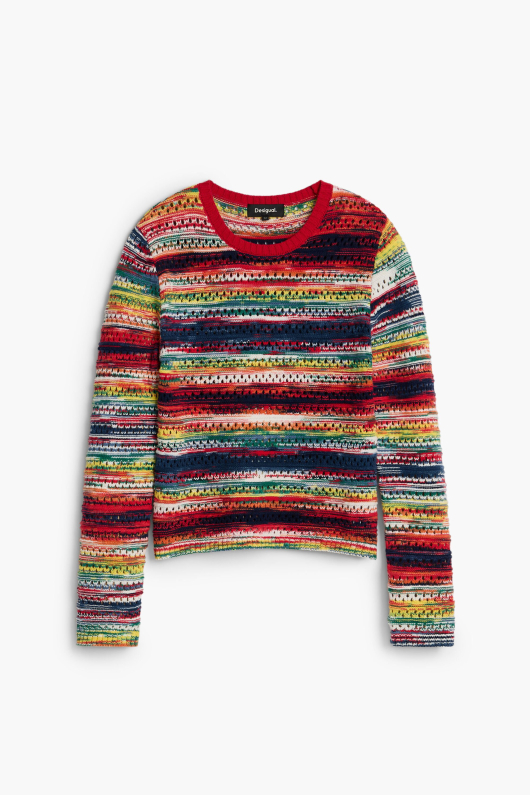 Pulover multicolor
