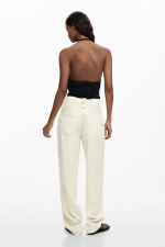 Pantaloni baggy cu nasturi