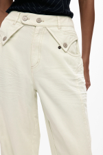 Pantaloni baggy cu nasturi