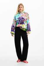 HANORAC MULTICOLOR CU PRINT FLORAL
