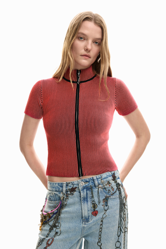 BLUZA CU FERMOAR
