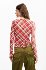 BLUZA INCRETITA, IN PATRATELE