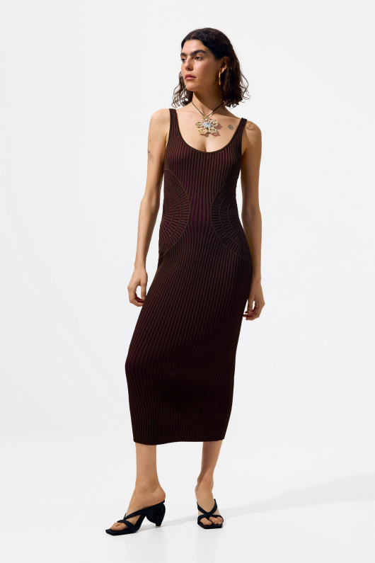 ROCHIE TRICOT CU BRETELE