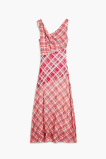 Rochie cu bretele in carouri