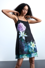Rochie reversibila cu flori