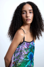 Rochie reversibila cu flori