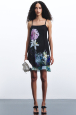Rochie reversibila cu flori