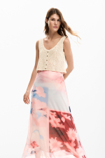 ROCHIE MIDI CU TOP CROSETAT