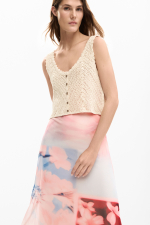 ROCHIE MIDI CU TOP CROSETAT