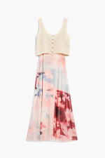 ROCHIE MIDI CU TOP CROSETAT