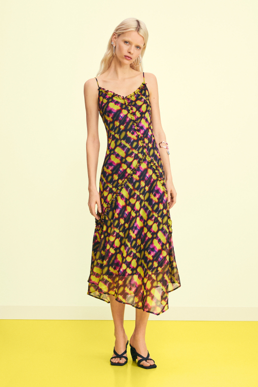 Rochie midi cu bretele