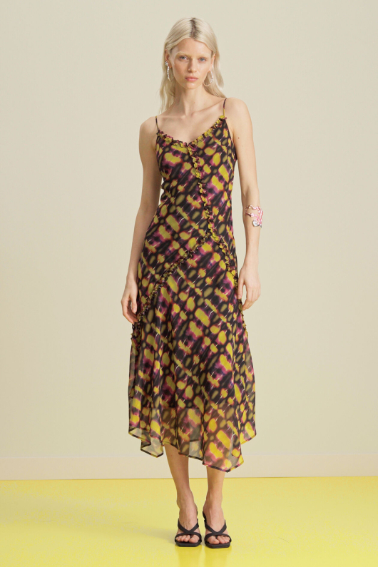Rochie midi cu bretele