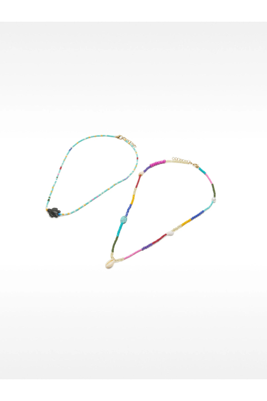 SET COLIERE MULTICOLORE