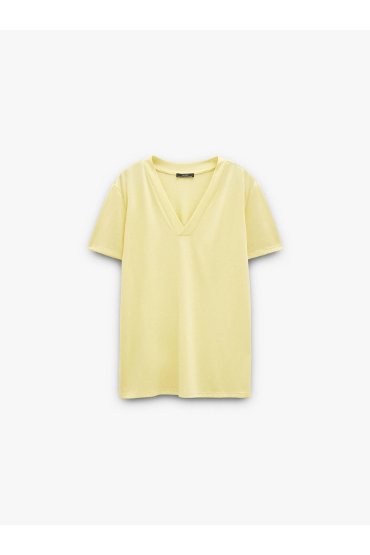 TRICOU CU DECOLTEU IN V