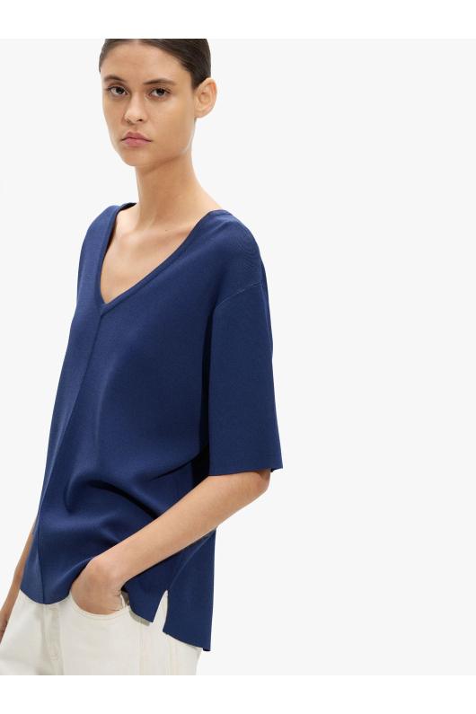 TRICOU CU DECOLTEU IN V