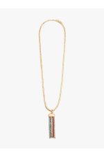 COLIER LUNG CU PIETRE MULTICOLORE