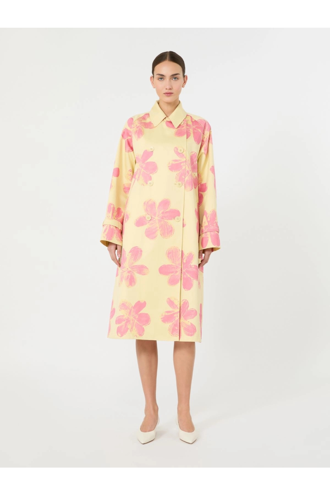 Trench cu print floral Max Mara Weekend - Solmar