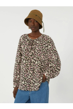 BLUZA DIN MATASE CU PRINT FLORAL