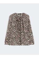 BLUZA DIN MATASE CU PRINT FLORAL