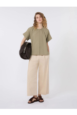 PANTALONI BEJ DIN BUMBAC