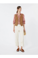 PANTALONI BEJ DENIM