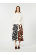 ROCHIE MIDI CREM CU PRINT