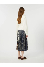 ROCHIE MIDI CREM CU PRINT