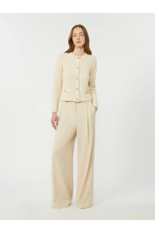 CARDIGAN ECRU CU BUTONI