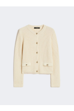 CARDIGAN ECRU CU BUTONI