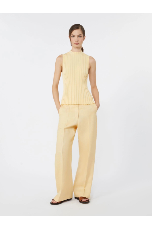 TOP GALBEN DIN TRICOT