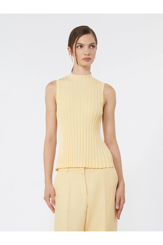 TOP GALBEN DIN TRICOT