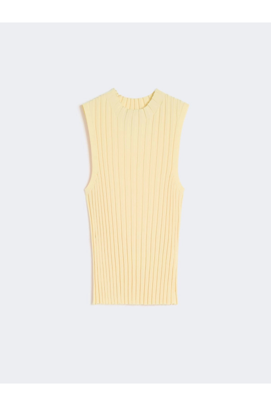 TOP GALBEN DIN TRICOT
