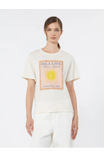 Tricou alb cu print