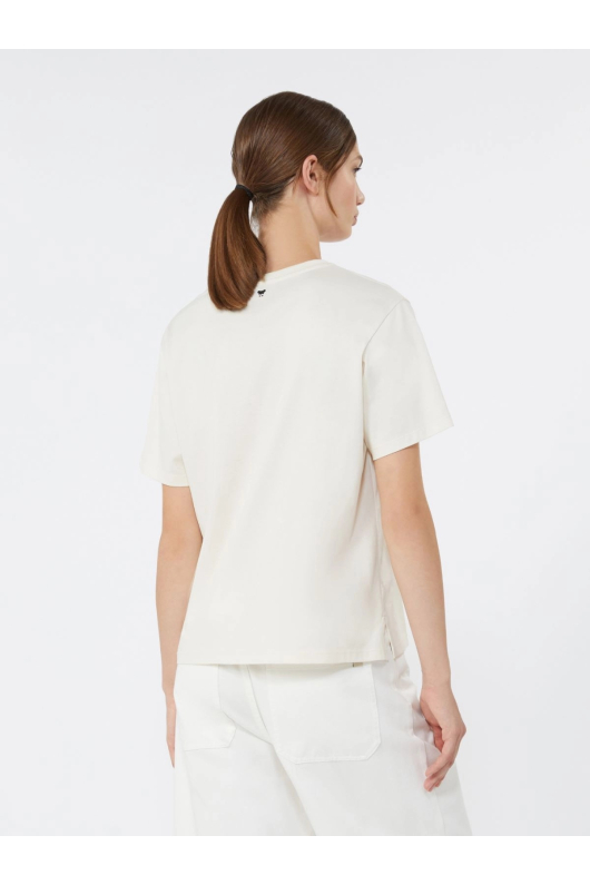 Tricou alb cu print