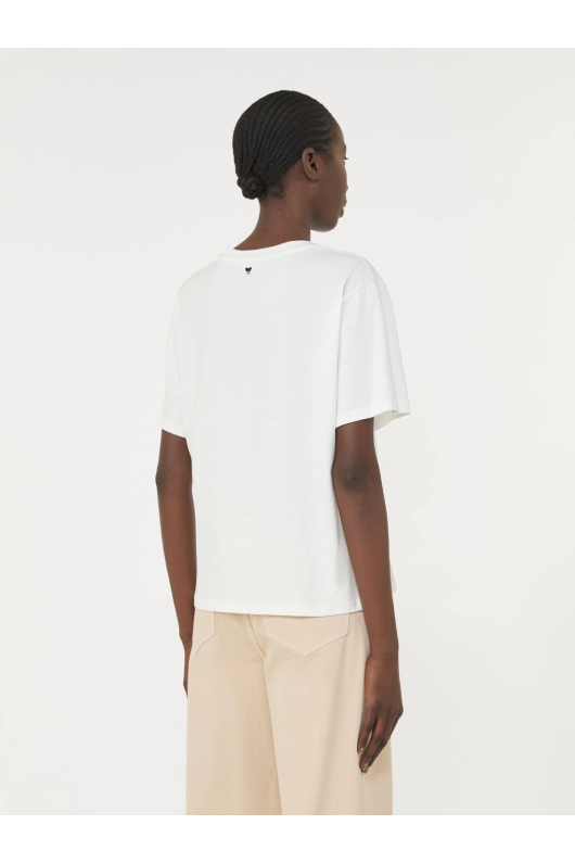 Tricou alb cu print