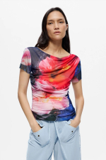 BLUZA CU PRINT FLORAL