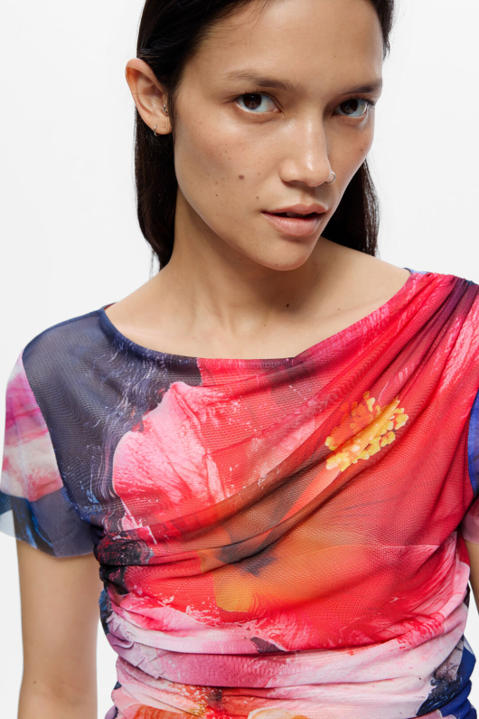 BLUZA CU PRINT FLORAL