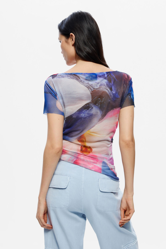 BLUZA CU PRINT FLORAL