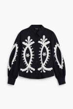 CAMASA NEAGRA CU BRODERIE